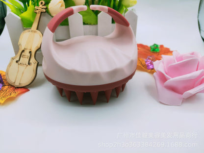Silicone dog bath brush — color option 2