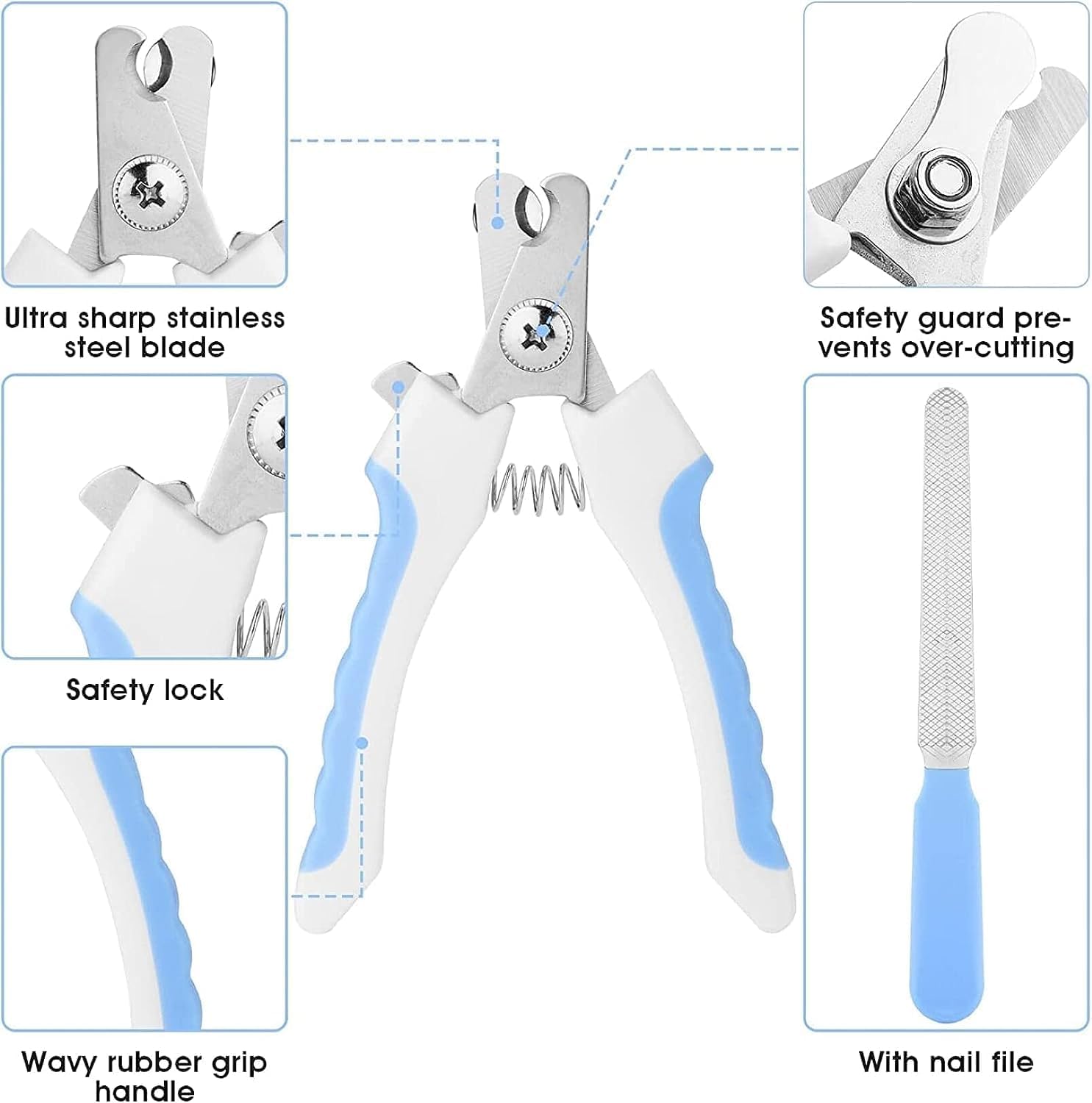 7-piece dog grooming kit — product view 3