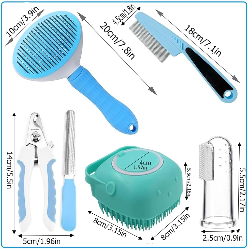 7-piece dog grooming kit — product view 5