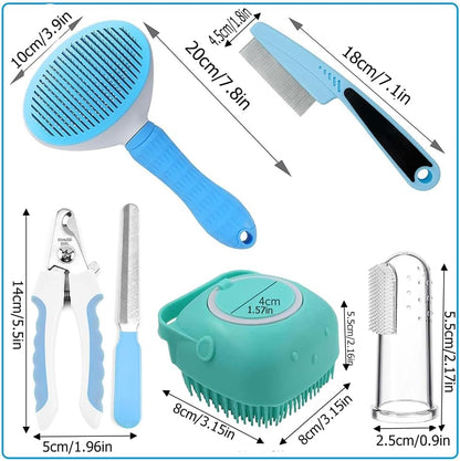 7-piece dog grooming kit — product view 5